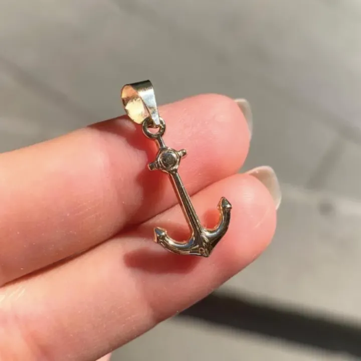 14 Ayar Altın Çapa Kolye Ucu