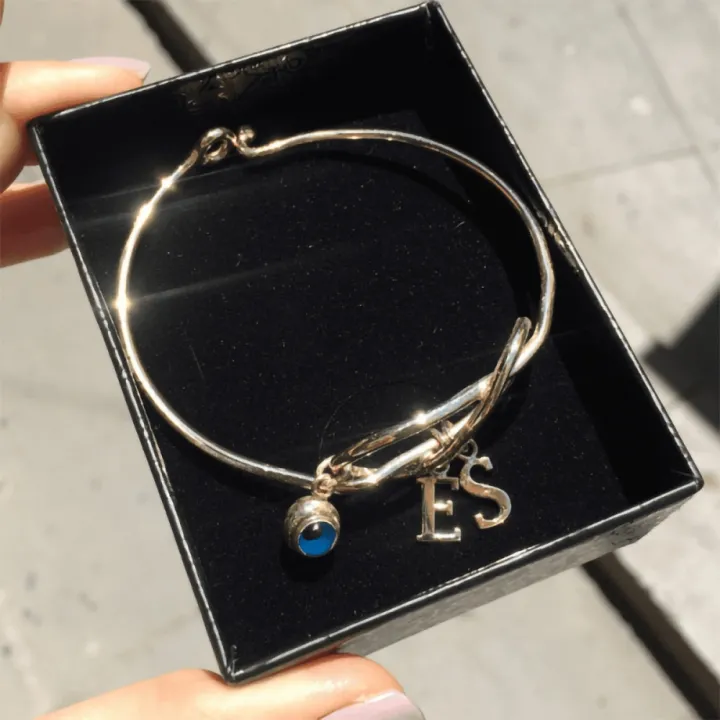 14 Ayar Altın Sonsuz Harf Bileklik - 2 Harf