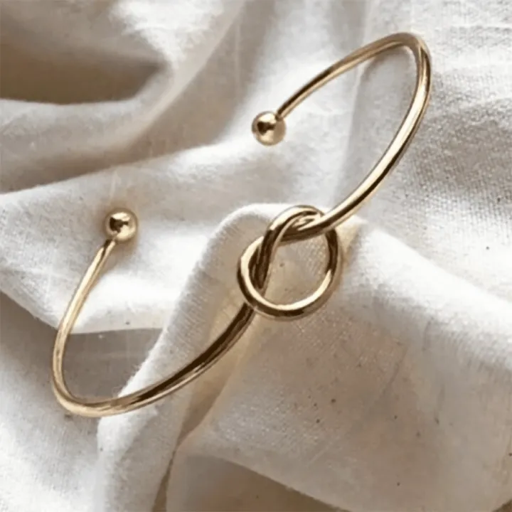 14 Ayar Altın Kördüğüm Bilezik