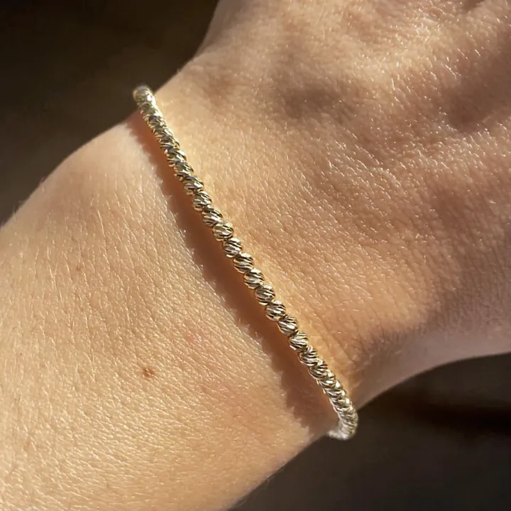 14 Ayar Altın Tam Tur Dorika Bileklik