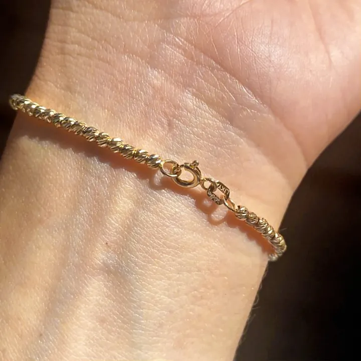 14 Ayar Altın Tam Tur Dorika Bileklik