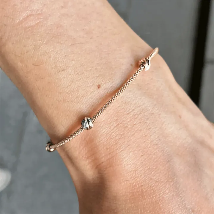 14 Ayar Altın Dorika Popcorn Bileklik