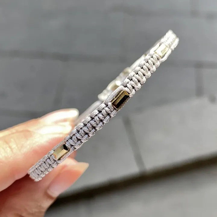 14 Ayar Altın Makrome Bileklik