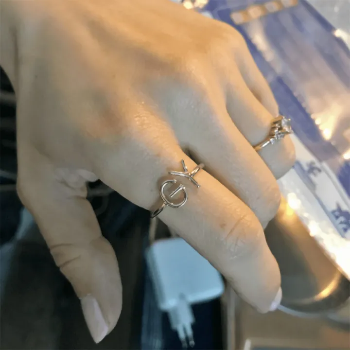 14 Ayar Altın Harf Yüzük - 2 Harf