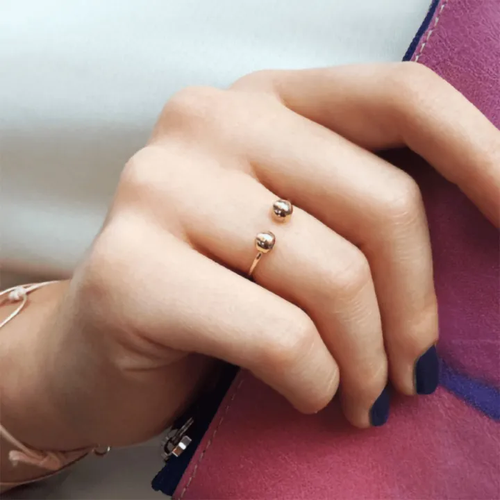 14 Ayar Altın Top Top Yüzük