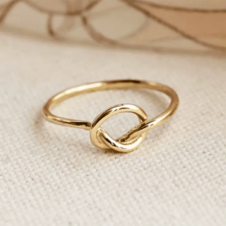 14 Ayar Altın Kördüğüm Yüzük