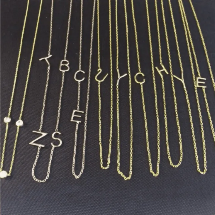 14 Ayar Altın Tel Kıvırma Harf Kolye - 1 Harf