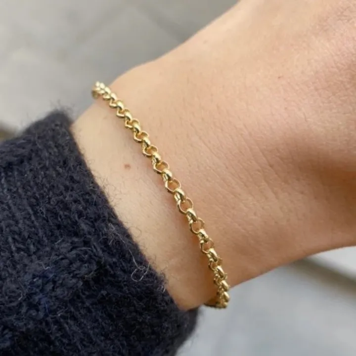 14 Ayar Altın Doç Zincir Bileklik