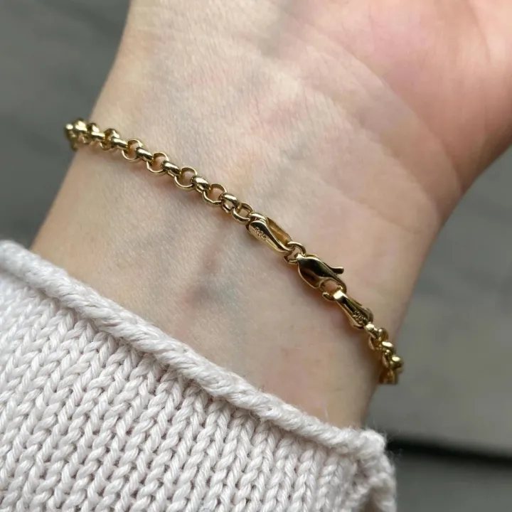 14 Ayar Altın Doç Zincir Bileklik