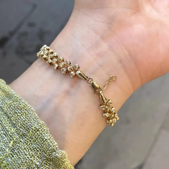 14 Ayar Altın Dorika Aşk Sarmalı Bileklik