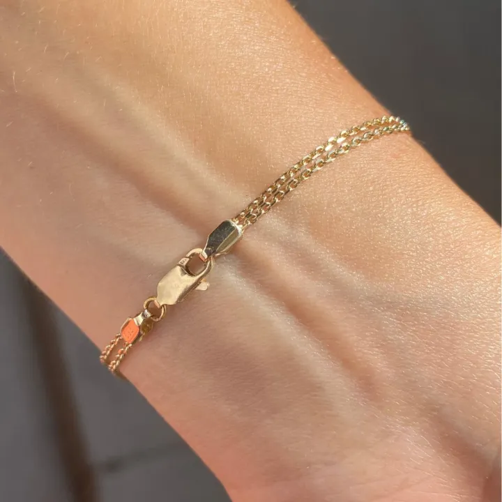 14 Ayar Altın Sonsuz Bileklik