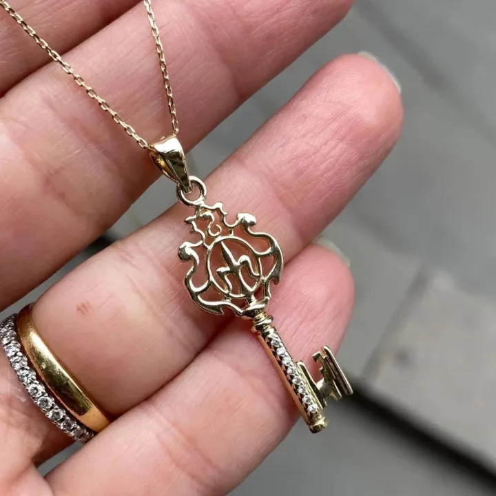 14 Ayar Altın Anahtar Kolye Ucu