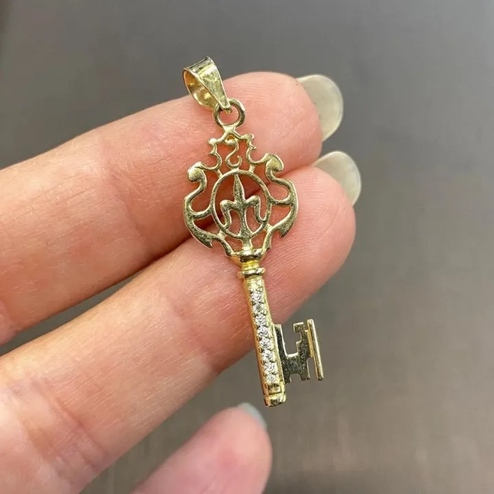 14 Ayar Altın Anahtar Kolye Ucu