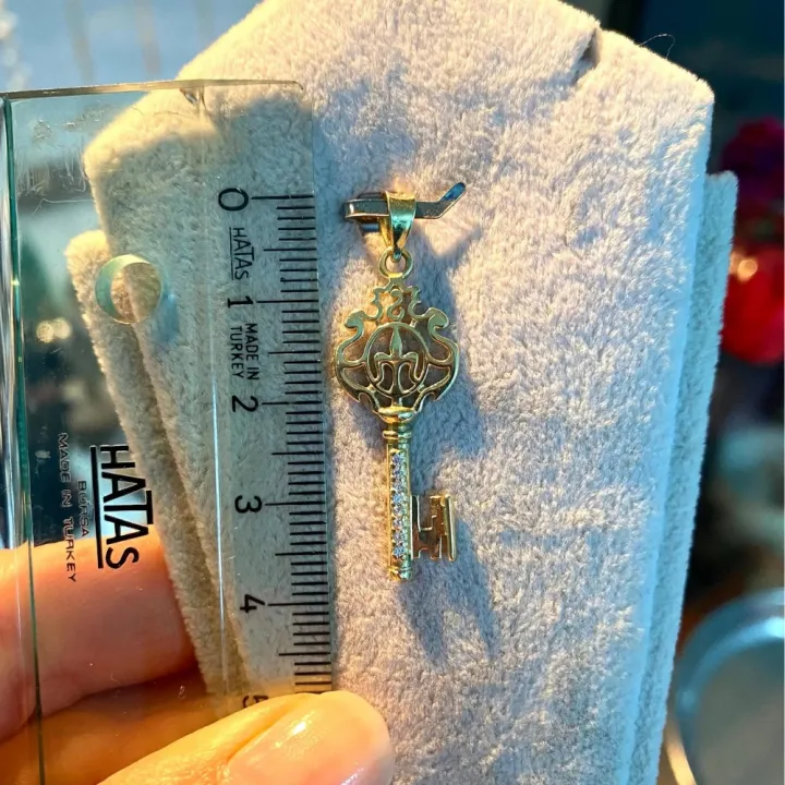 14 Ayar Altın Anahtar Kolye Ucu