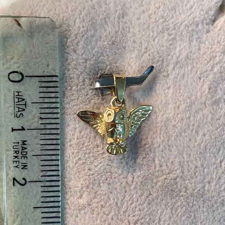 14 Ayar Altın Baykuş Kolye Ucu