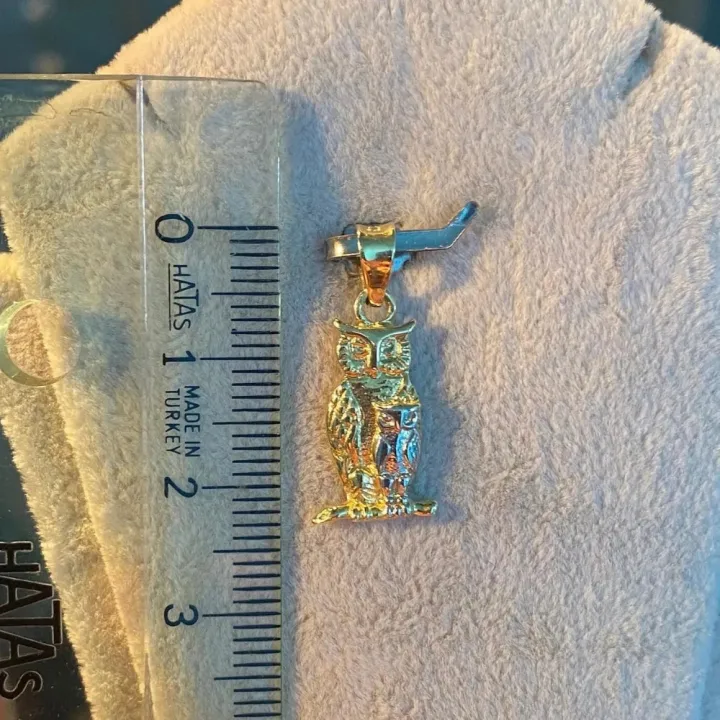 14 Ayar Altın Baykuş Kolye Ucu