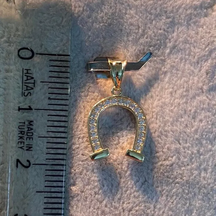 14 Ayar Altın At Nalı Kolye Ucu