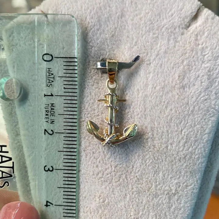 14 Ayar Altın Çapa Kolye Ucu