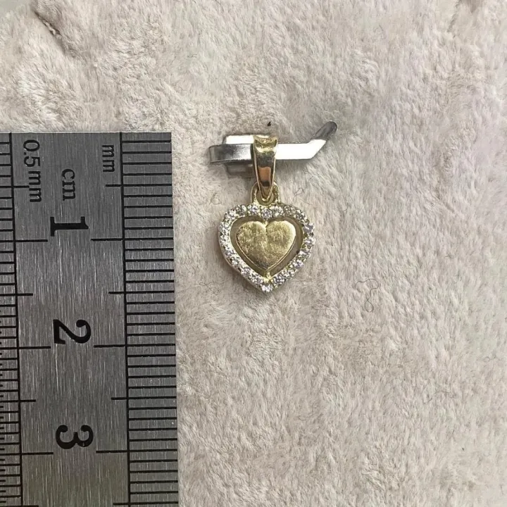14 Ayar Altın Kalp Kolye Ucu