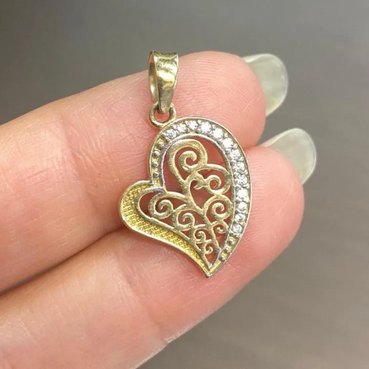 14 Ayar Altın Kalp Kolye Ucu