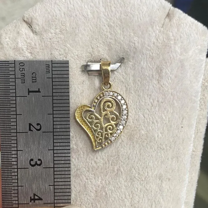 14 Ayar Altın Kalp Kolye Ucu