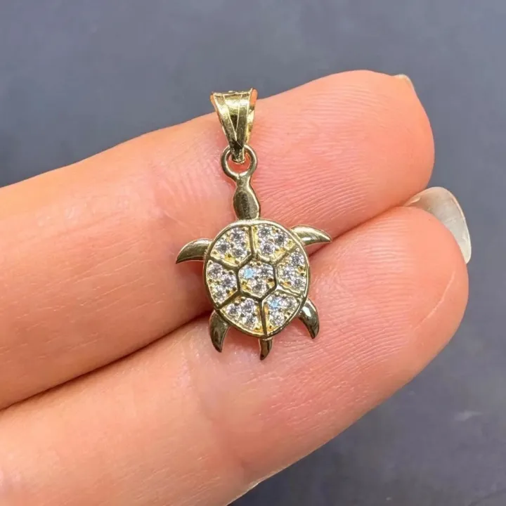 14 Ayar Altın Kaplumbağa Kolye Ucu