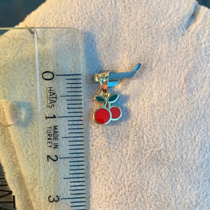 14 Ayar Altın Kiraz Kolye Ucu