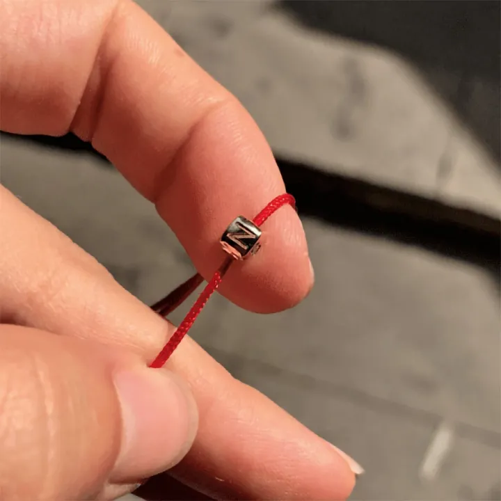 İpli Tek Küp Bileklik - 4mm