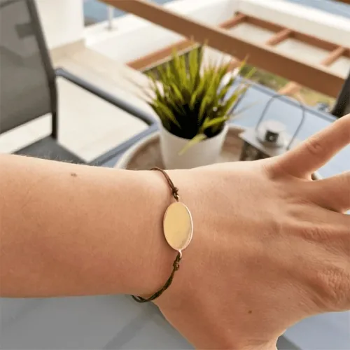 14 Ayar Altın Badem Bileklik