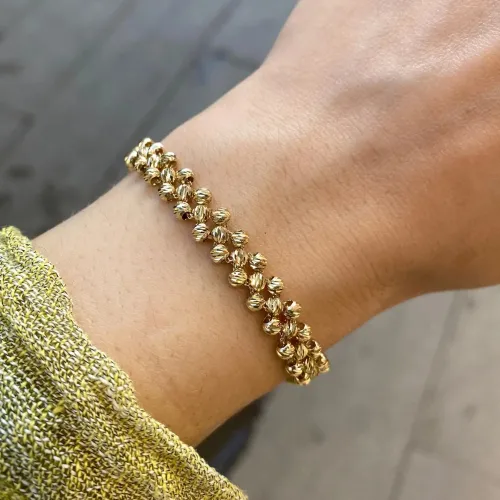 14 Ayar Altın Dorika Aşk Sarmalı Bileklik