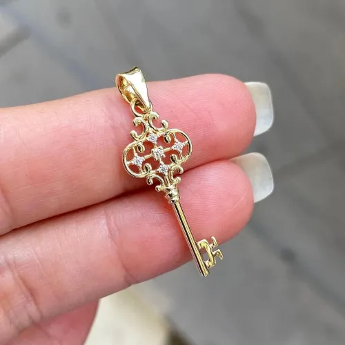 14 Ayar Altın Anahtar Kolye Ucu