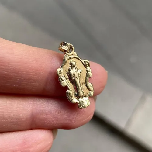 14 Ayar Altın Meryem Ana Kolye Ucu