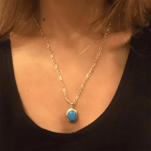 Firuze Taşlı Kolye