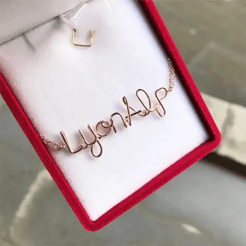 Tel Kıvırma Zincir İsim Bileklik - 7 Harf