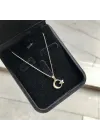 14 Ayar Altın Ay Yıldız Kolye