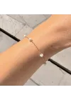 14 Ayar Altın İnci Bileklik - 3mm