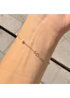 14 Ayar Altın İnci Bileklik - 3mm