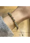 14 Ayar Altın Dorika Labradorit Taşlı Bileklik