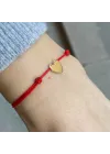14 Ayar Altın Kalp Bileklik