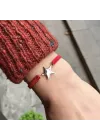 14 Ayar Altın Yıldız Makrome Bileklik