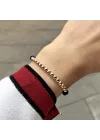 14 Ayar Altın 16 Top Bileklik