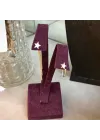 14 Ayar Altın Kuyruklu Yıldız Küpe