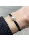 14 Ayar Altın Makrome İnci Bileklik