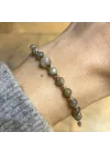 14 Ayar Altın Labradorit Taşlı Bileklik
