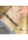 14 Ayar Altın Labradorit Taşlı Bileklik
