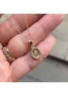 14 Ayar Altın Meryem Ana Kolye Ucu