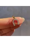 14 Ayar Altın At Nalı Kolye Ucu
