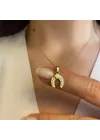 14 Ayar Altın At Nalı Kolye Ucu