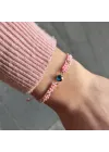 Dorika Göz Makrome Bileklik