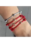 İpli Küp Bileklik - 4mm